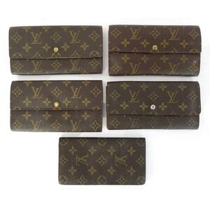 Louis Vuitton Monogram Wallets 5 pc Set